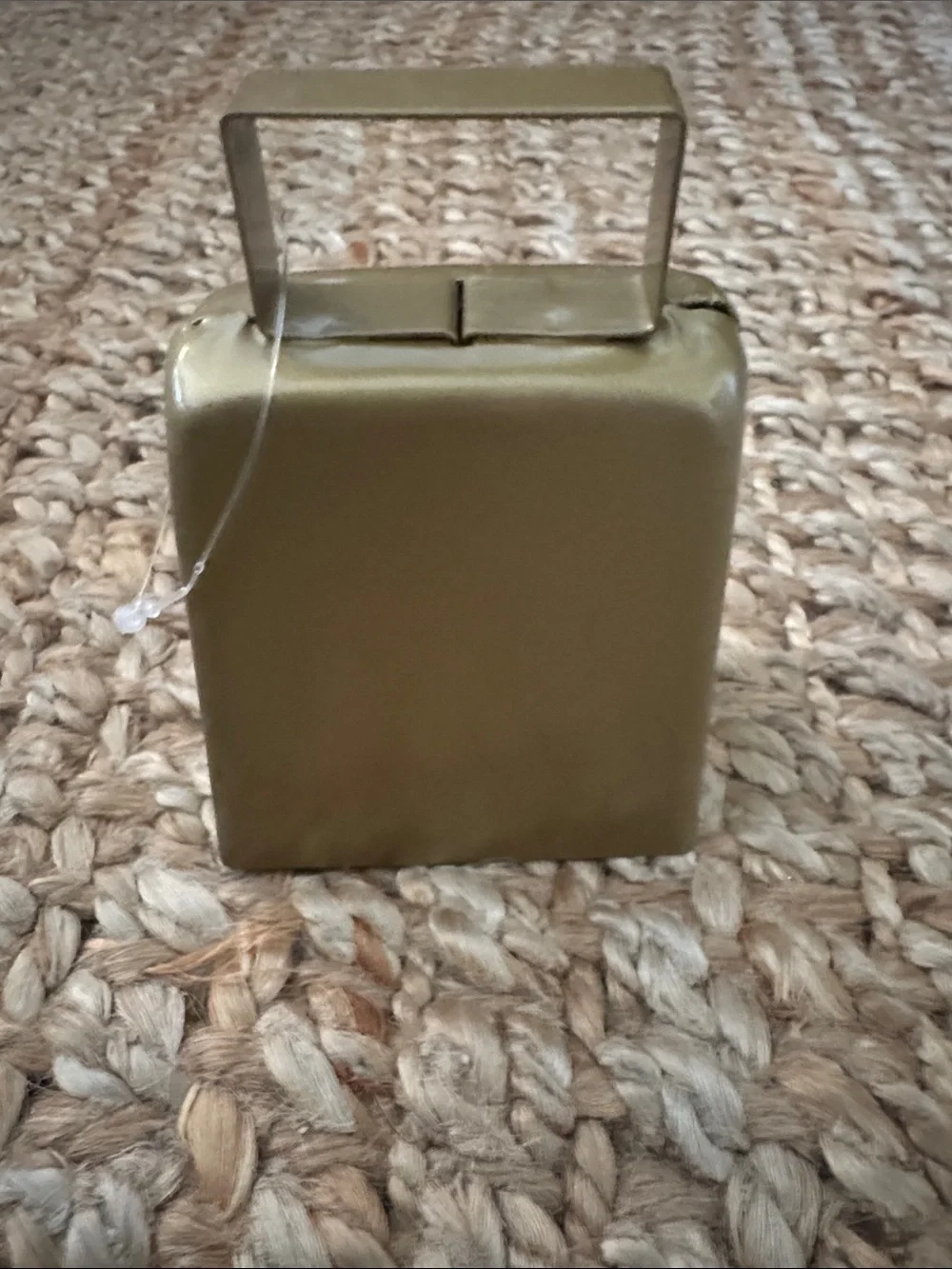 NEW Gold Metal Cowbell decor costume